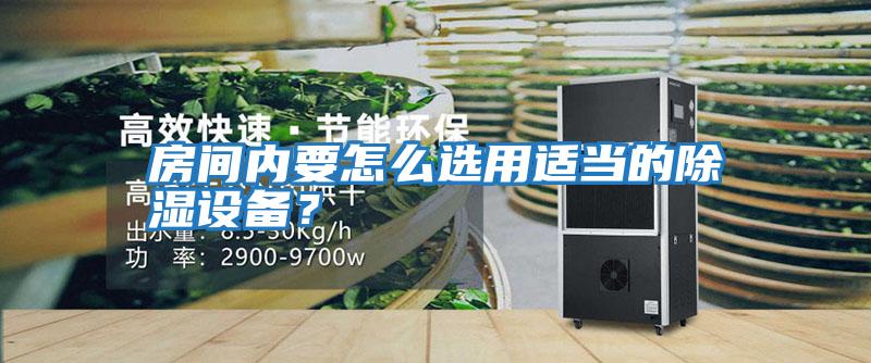 房間內要怎么選用適當的除濕設備?