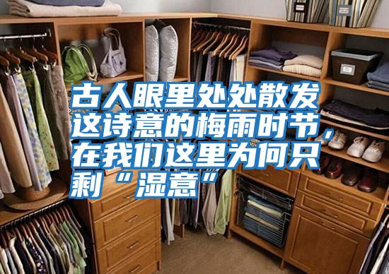 古人眼里處處散發這詩意的梅雨時節，在我們這里為何只剩“濕意”