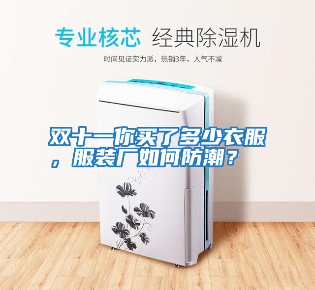 雙十一你買了多少衣服，服裝廠如何防潮？