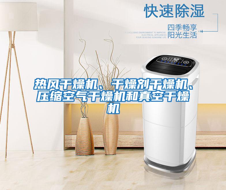 熱風(fēng)干燥機、干燥劑干燥機、壓縮空氣干燥機和真空干燥機