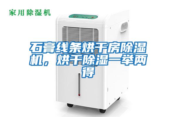 石膏線條烘干房除濕機，烘干除濕一舉兩得