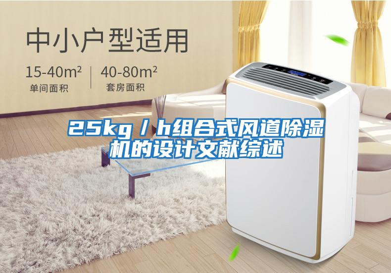 25kg/h組合式風道除濕機的設計文獻綜述