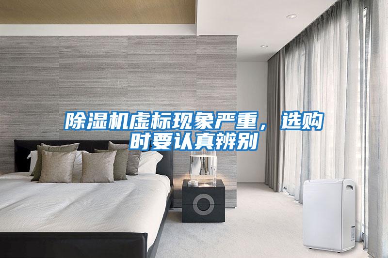 除濕機虛標現象嚴重，選購時要認真辨別