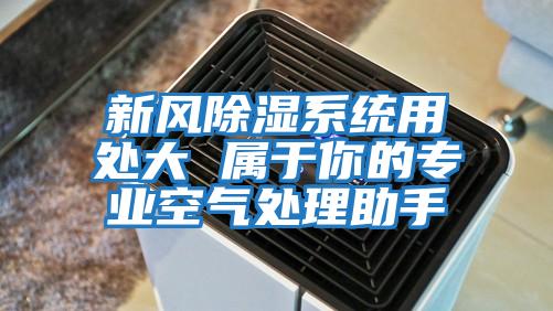 新風除濕系統用處大 屬于你的專業空氣處理助手