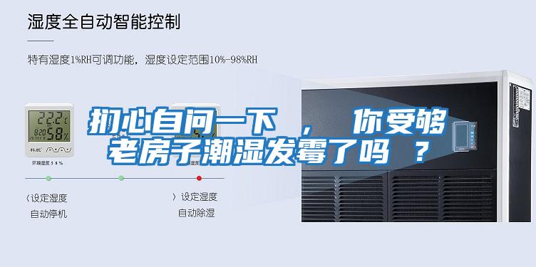 捫心自問一下 ， 你受夠老房子潮濕發(fā)霉了嗎 ？