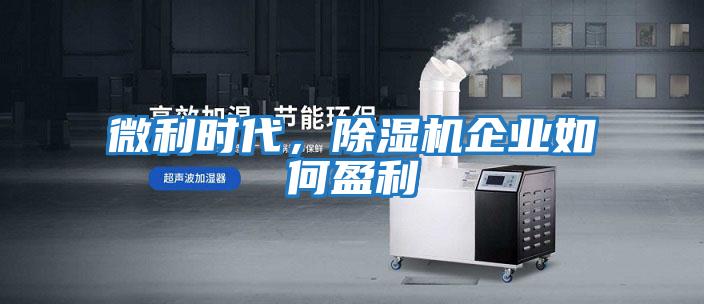 微利時代，除濕機(jī)企業(yè)如何盈利