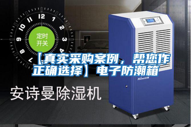 【真實(shí)采購(gòu)案例,幫您作正確選擇】電子防潮箱