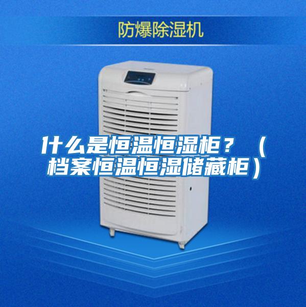 什么是恒溫恒濕柜?(檔案恒溫恒濕儲藏柜)