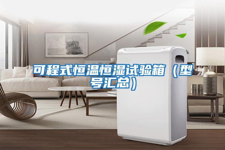 可程式恒溫恒濕試驗(yàn)箱(型號(hào)匯總)