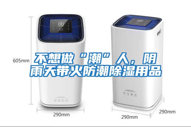 不想做“潮”人，陰雨天帶火防潮除濕用品
