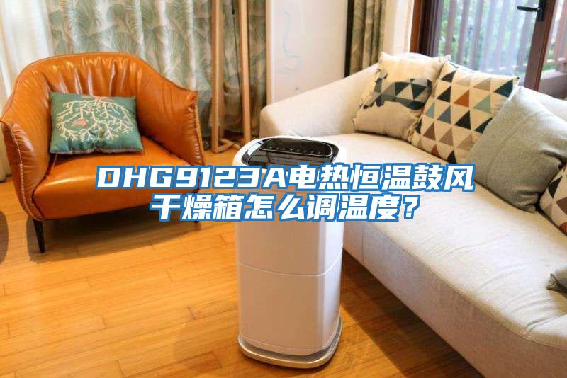 DHG9123A電熱恒溫鼓風干燥箱怎么調溫度?