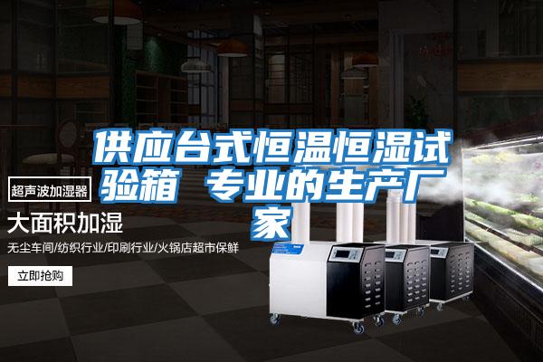 供應(yīng)臺(tái)式恒溫恒濕試驗(yàn)箱 專(zhuān)業(yè)的生產(chǎn)廠家