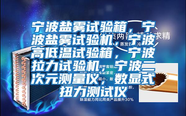 寧波鹽霧試驗箱，寧波鹽霧試驗機，寧波高低溫試驗箱，寧波拉力試驗機，寧波二次元測量儀，數顯式扭力測試儀