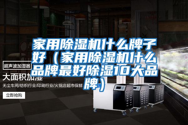 家用除濕機(jī)什么牌子好(家用除濕機(jī)什么品牌最好除濕10大品牌)