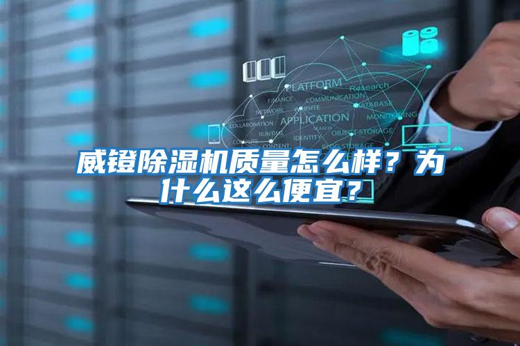 威鐙除濕機質量怎么樣？為什么這么便宜？