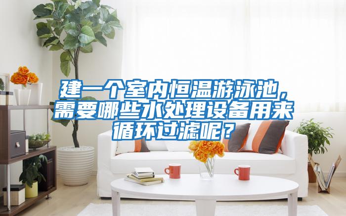 建一個室內恒溫游泳池，需要哪些水處理設備用來循環過濾呢？