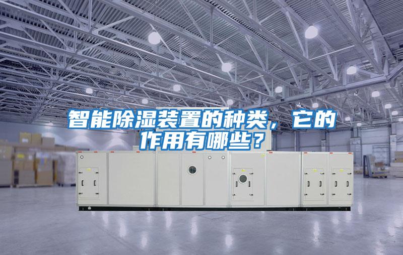 智能除濕裝置的種類，它的作用有哪些？