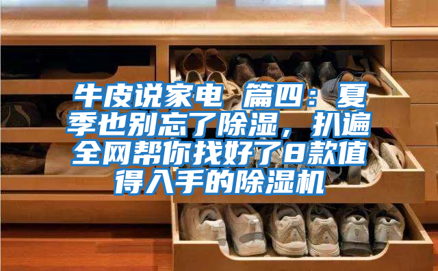 牛皮說(shuō)家電 篇四：夏季也別忘了除濕，扒遍全網(wǎng)幫你找好了8款值得入手的除濕機(jī)