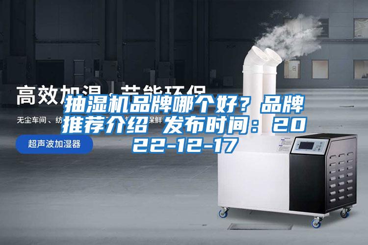 抽濕機品牌哪個好?品牌推薦介紹 發布時間:2022-12-17