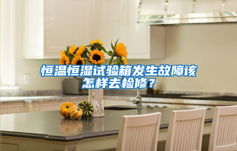 恒溫恒濕試驗箱發生故障該怎樣去檢修?