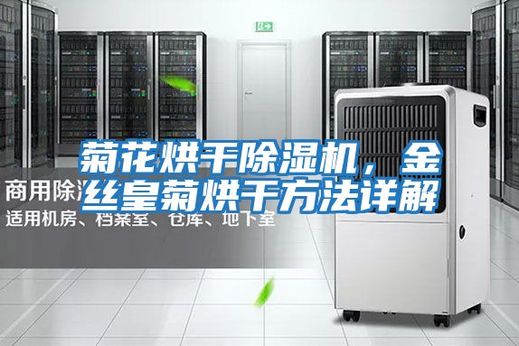 菊花烘干除濕機(jī)，金絲皇菊烘干方法詳解