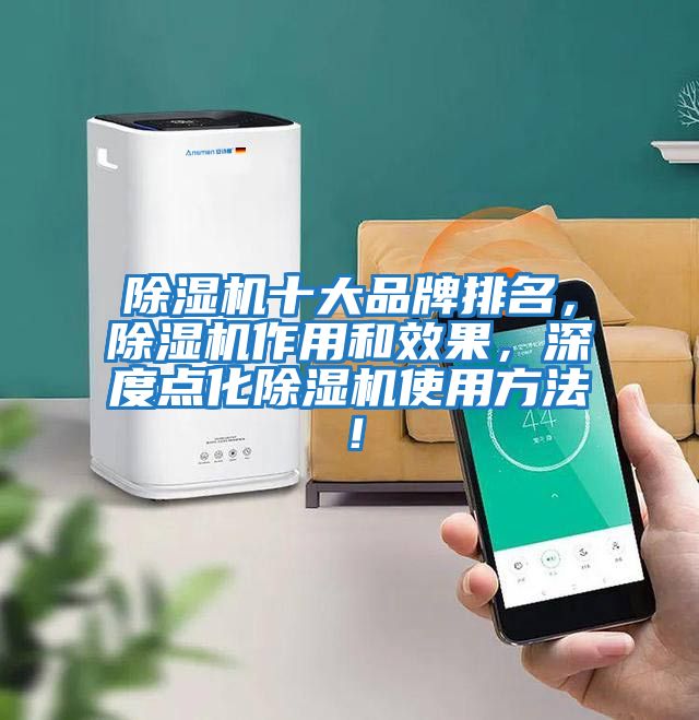 除濕機十大品牌排名，除濕機作用和效果，深度點化除濕機使用方法！