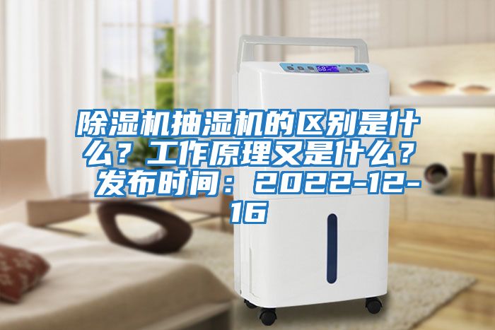 除濕機抽濕機的區(qū)別是什么？工作原理又是什么？ 發(fā)布時間：2022-12-16