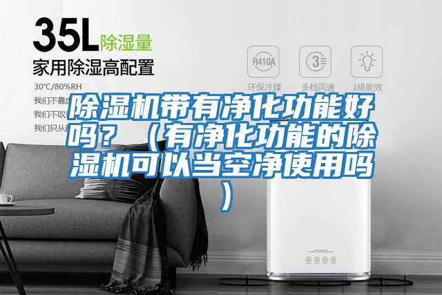 除濕機帶有凈化功能好嗎？（有凈化功能的除濕機可以當(dāng)空凈使用嗎）