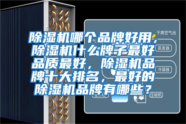 除濕機(jī)哪個(gè)品牌好用，除濕機(jī)什么牌子最好品質(zhì)最好，除濕機(jī)品牌十大排名，最好的除濕機(jī)品牌有哪些？