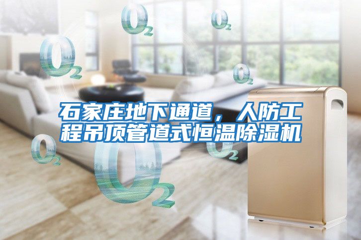 石家莊地下通道，人防工程吊頂管道式恒溫除濕機