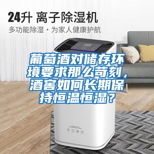 葡萄酒對儲存環(huán)境要求那么苛刻，酒窖如何長期保持恒溫恒濕？